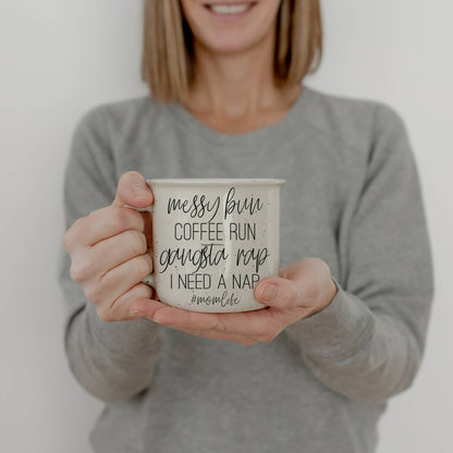 Gia Roma - Neutral Coffee Bar Decor, Ceramic Coffee Mugs With Quotes: F'n Sunshine