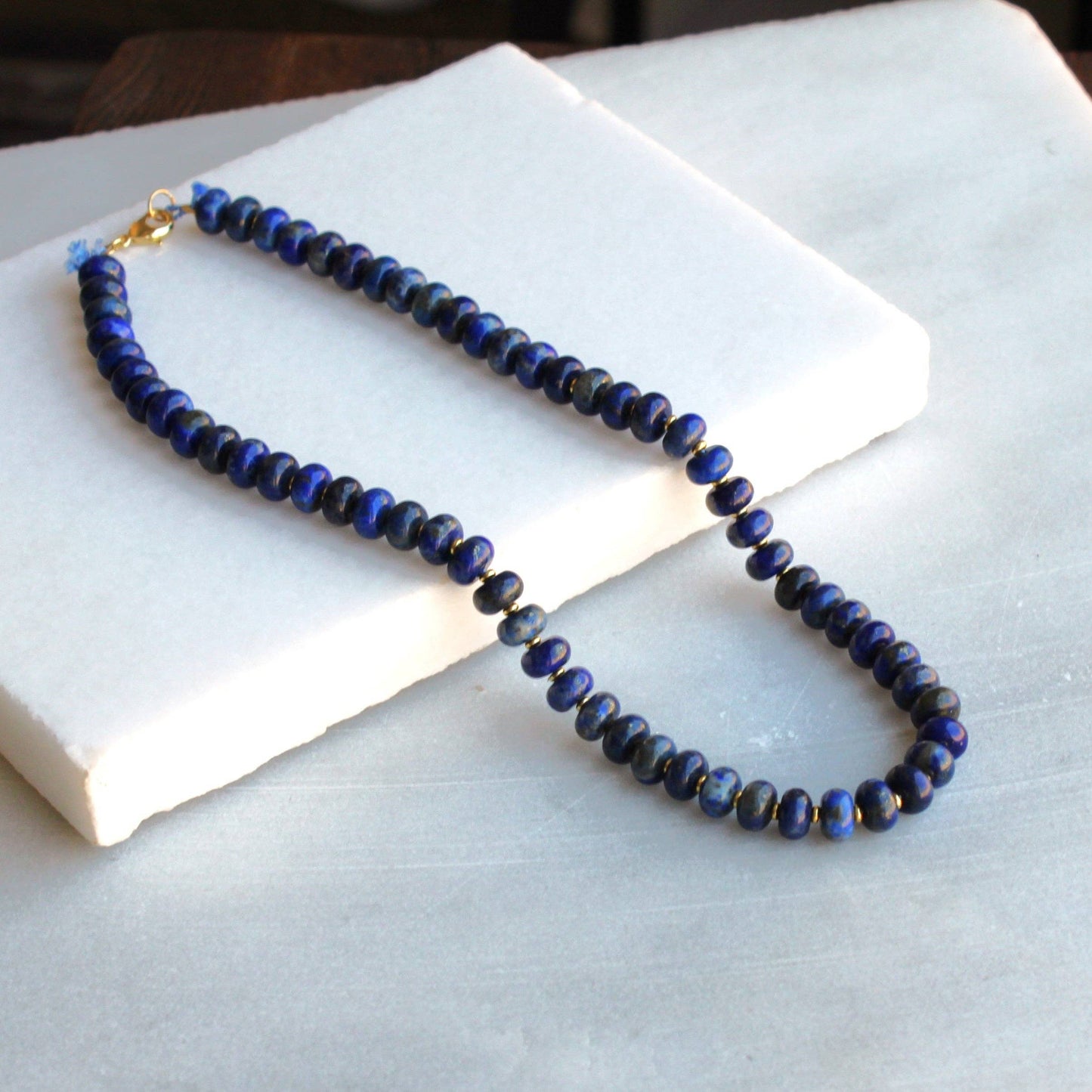 The Silver Wren - Midnight Skies Lapis Necklace