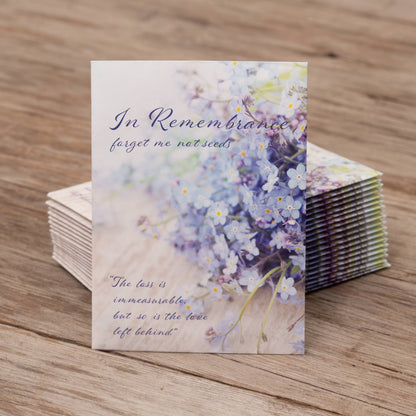 Bentley Seed Co. - In Remembrance Love Left Behind Forget Me Not Seed Packets