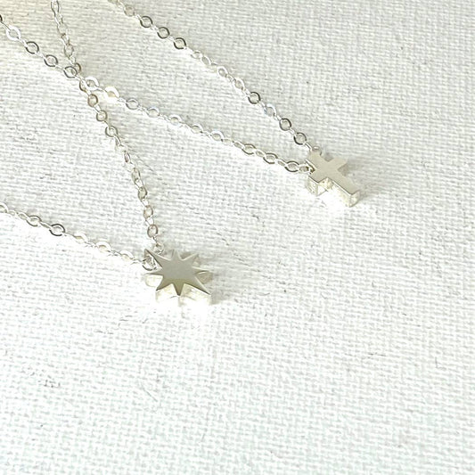 Jackie Gallagher Designs - Handmade Coastal Jewelry - Cross Mini  Choker: Cross