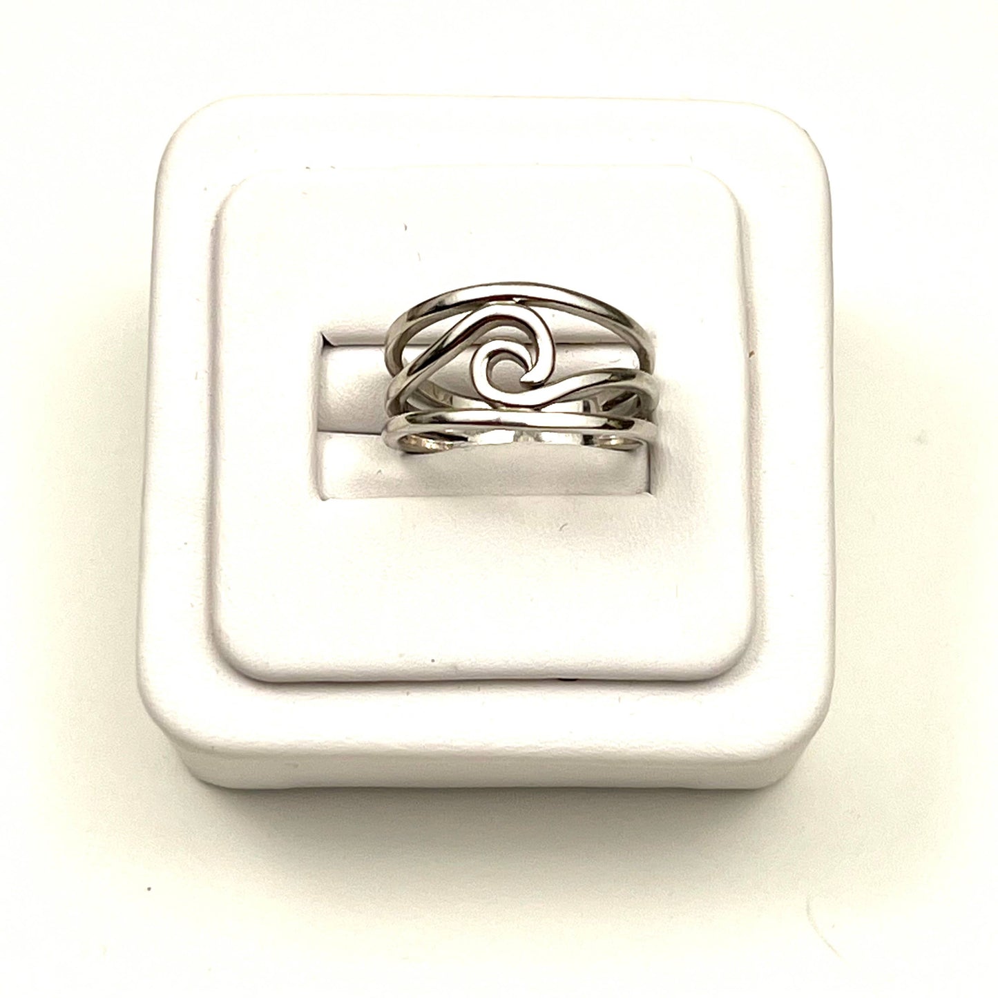 Jackie Gallagher Designs - Handmade Coastal Jewelry - Wave Band, sterling silver