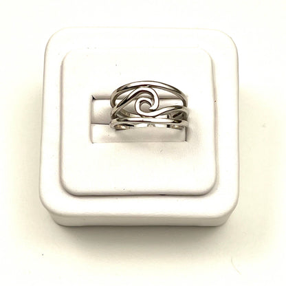 Jackie Gallagher Designs - Handmade Coastal Jewelry - Wave Band, sterling silver