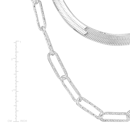 Silpada - Silpada 'Power of Three' Sterling Silver Necklace, 18" + 2": No Stone / 20