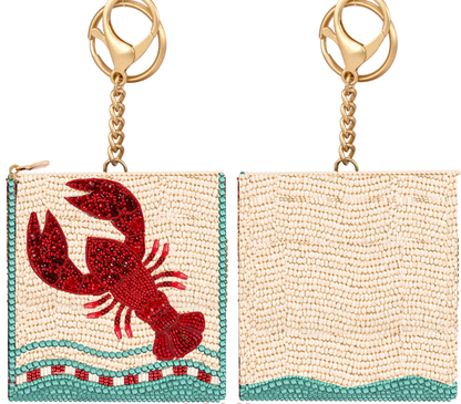 Mary Frances Accessories - Crack Me Up Beaded Lobster Coin Purse