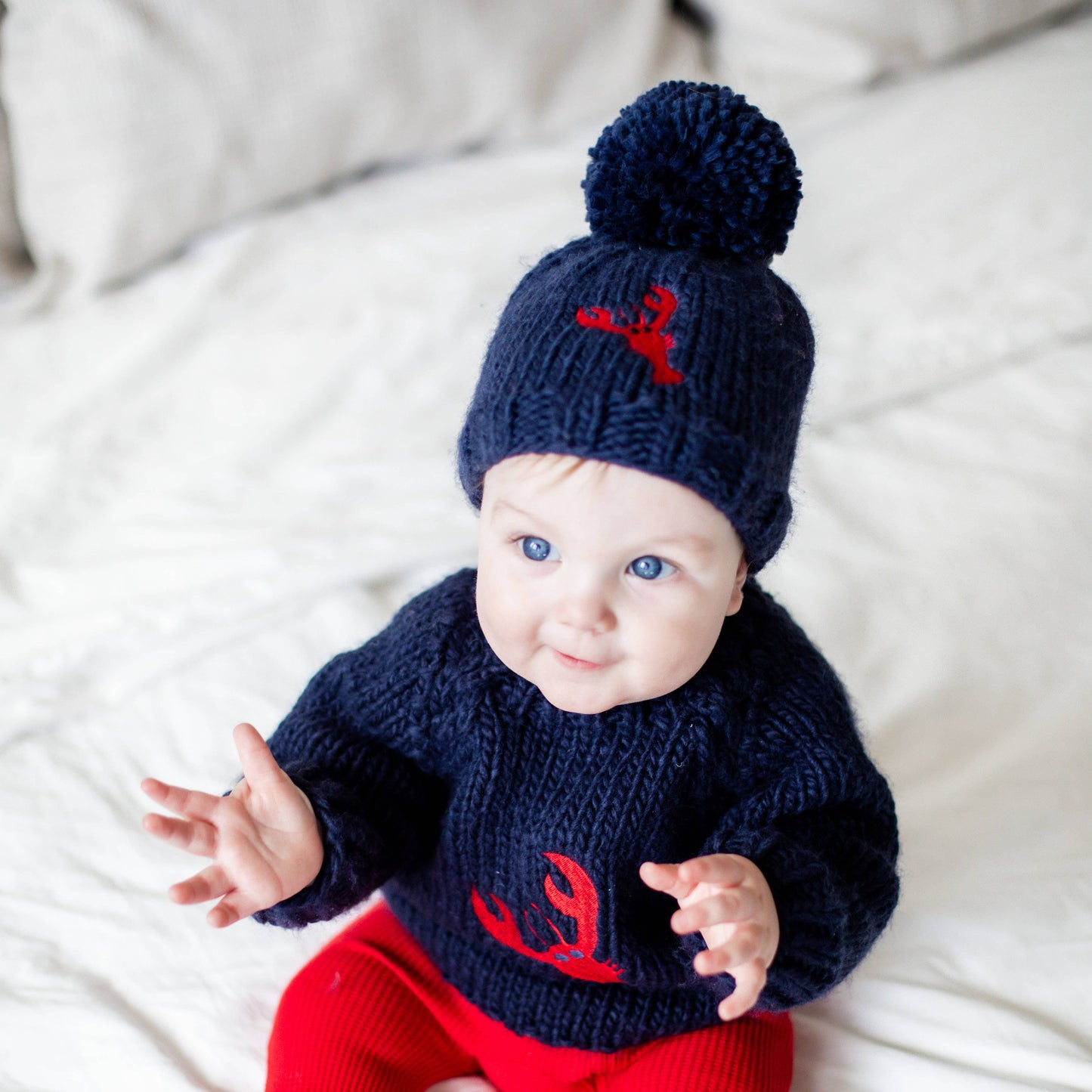 Huggalugs - Lobster Sweater for Baby & Toddler