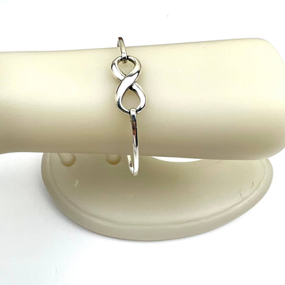 Jackie Gallagher Designs - Handmade Coastal Jewelry - Sterling silver Infinity Bangle