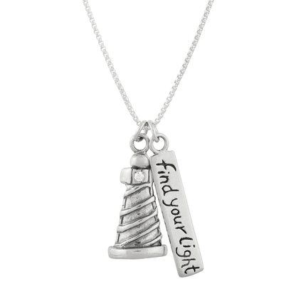 Silpada - Silpada Find Your Light Pendant, Cubic Zirconia & Silver: White / 20