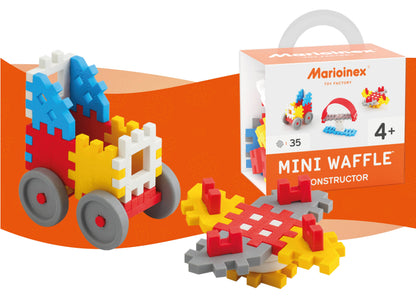 Toysmith - Marioinex Mini Waffle Constructor Assorted- 35 PCS