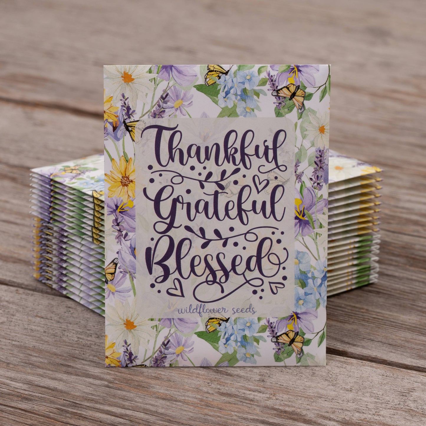 Bentley Seed Co. - Thankful Grateful Blessed - Wildflower Mix Seed Packets