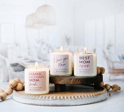 Milkhouse Candle Company - I Love You Mom | 7oz Classic Candle | Mother's Day Exclusive
