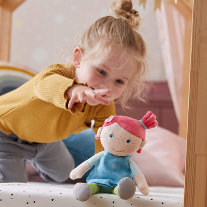 HABA USA - Snug Up Doll Philine - 10" Soft Cuddly Plush Baby Doll