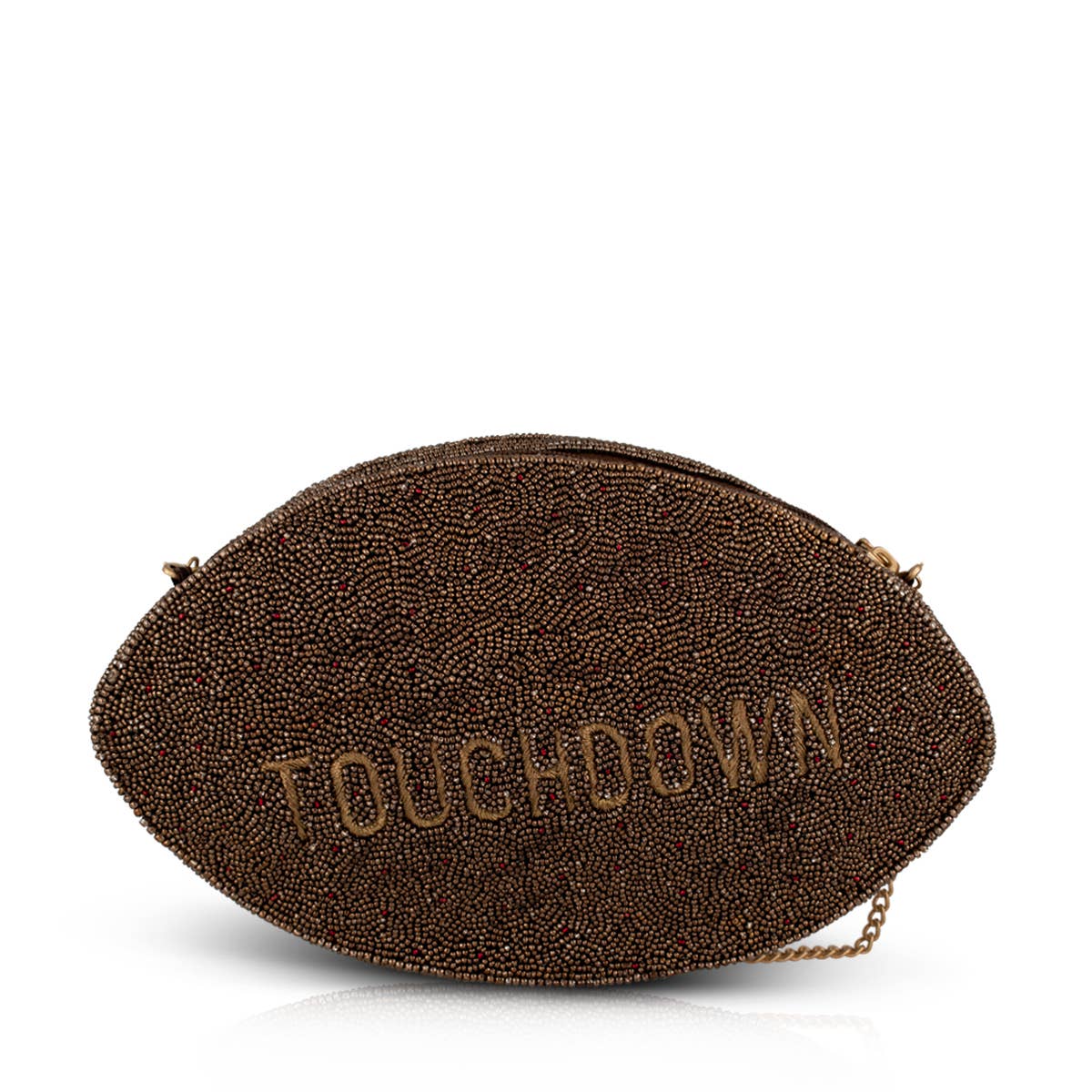 Mary Frances Accessories - Huddle Up beaded football crossbody bag