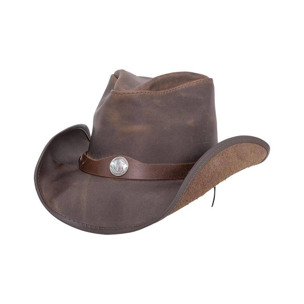 American Hat Makers - Midweight American Leather Western Hat - Style Western