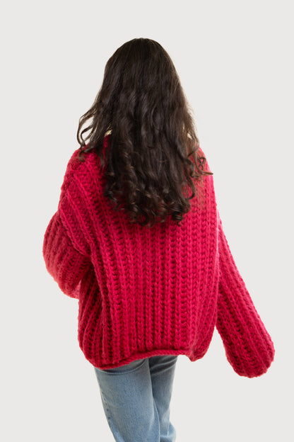 SAACHI - Chunky Oversized Knit Cardigan