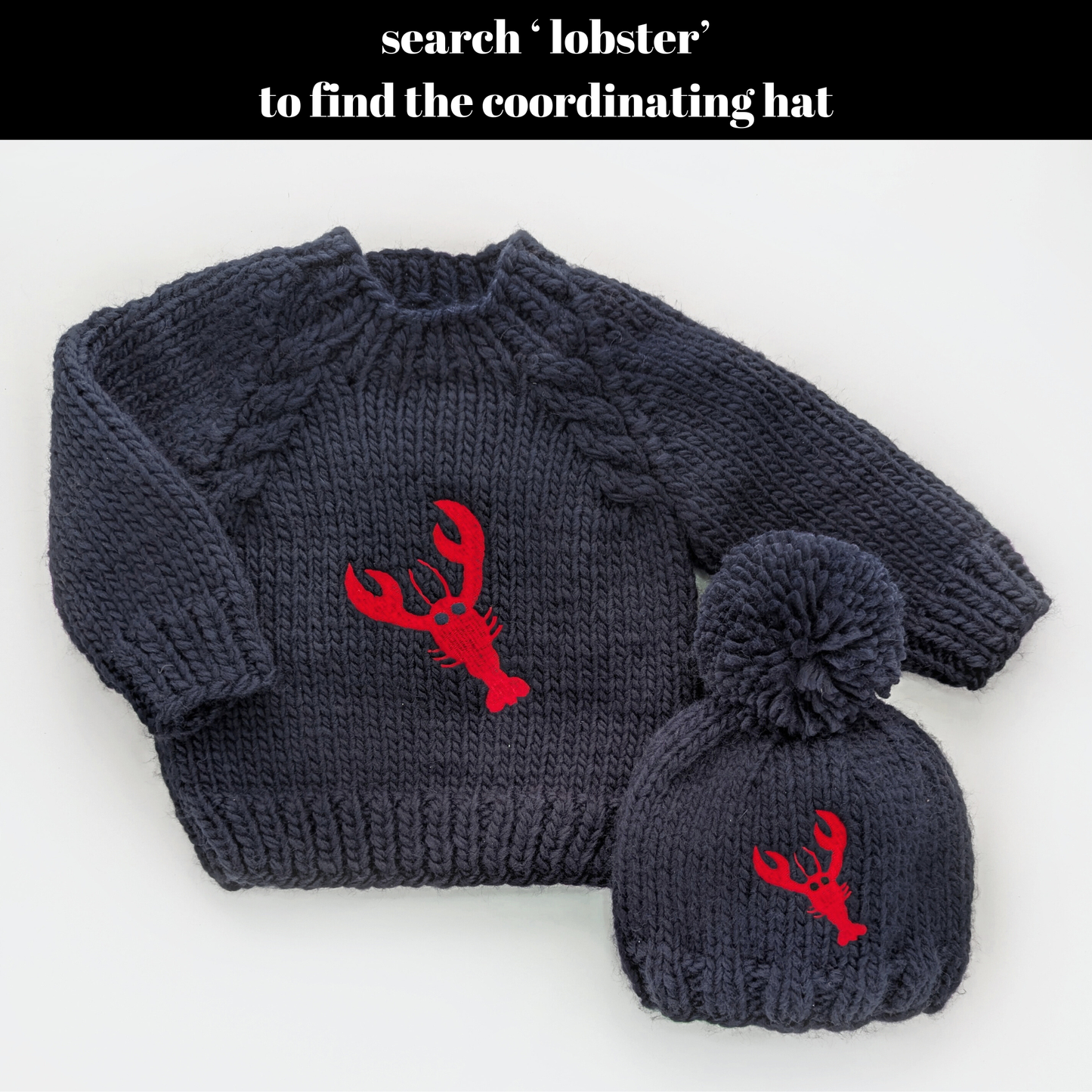 Huggalugs - Lobster Sweater for Baby & Toddler