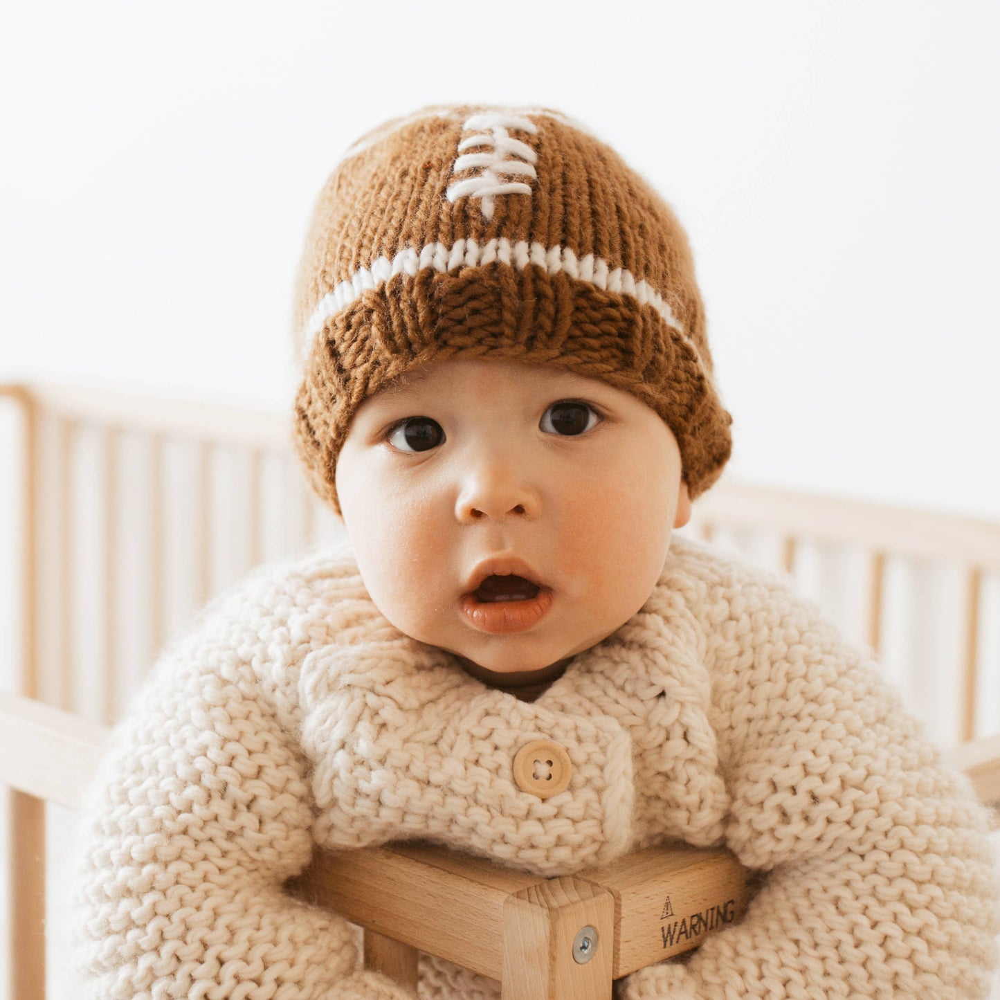 Huggalugs - Football Beanie Game Day Hat Baby & Kids