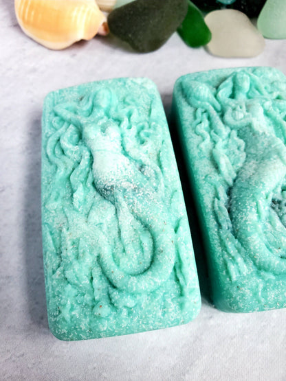 Fairyland Glade - Sea Salt and Sea Glass Sea Glass Salt Soap