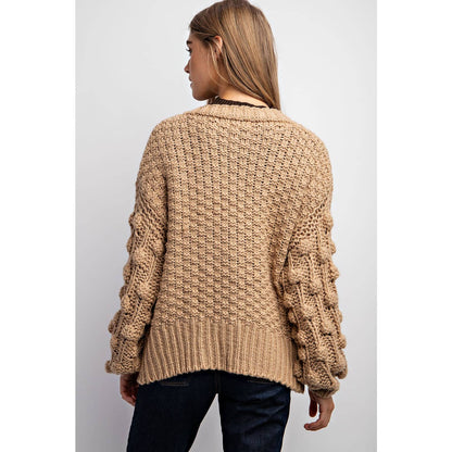 Sweet Generis - SWEET 3D FLOWER KNITTING CARDIGAN
