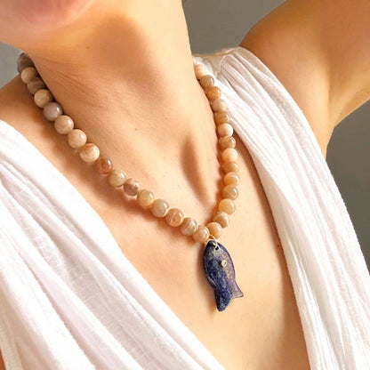 The Silver Wren - Cece Beaded Necklace