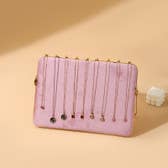 Zakka - Vintage Inspired 2-Tone 9-hook display ramp slanted: 9 Hook Ramp Pink