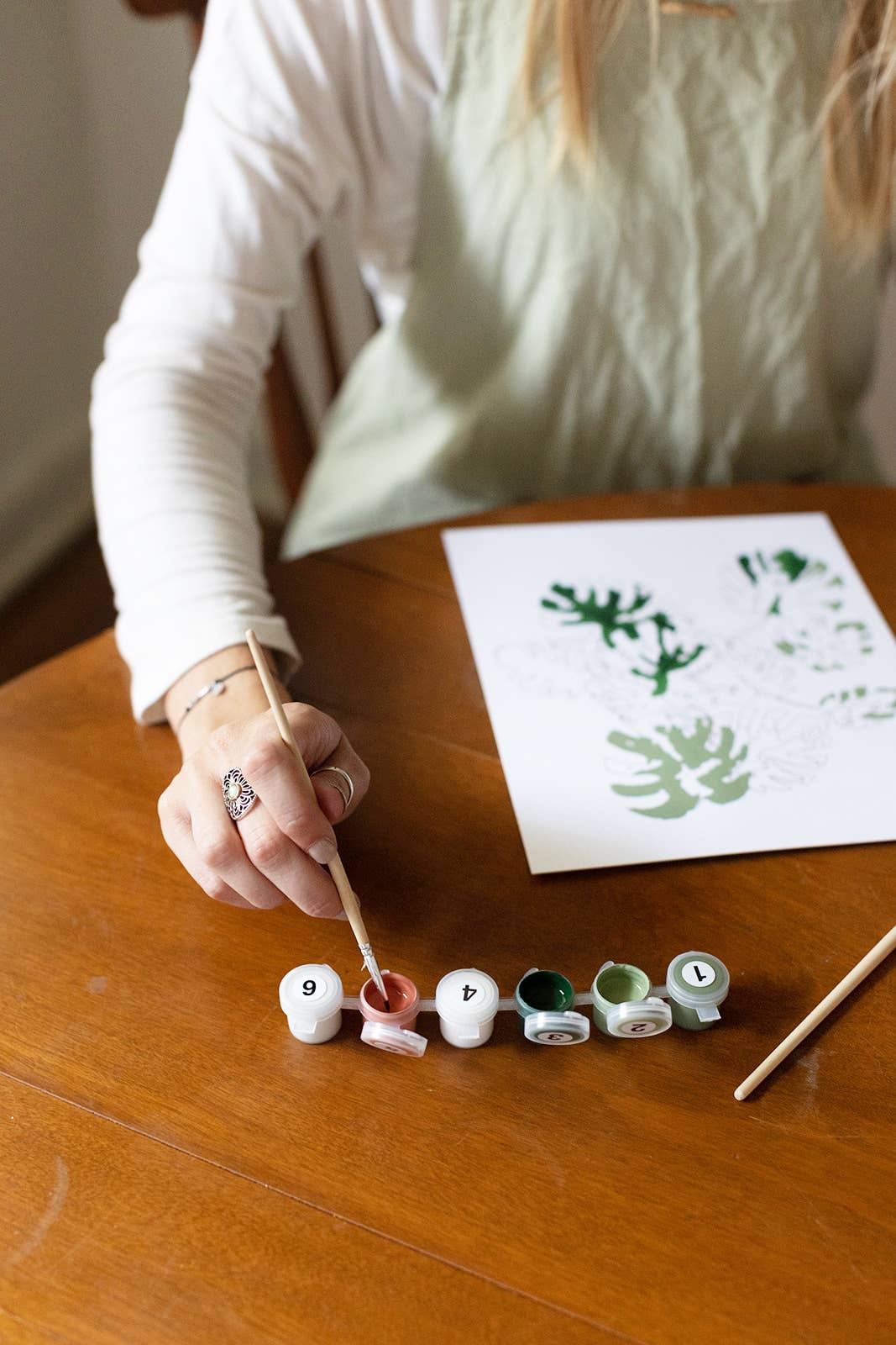 Cate Paper Co. - Sea Creatures Paint-By-Numbers kit