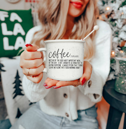 Gia Roma - Neutral Coffee Bar Decor, Ceramic Coffee Mugs With Quotes: F'n Sunshine