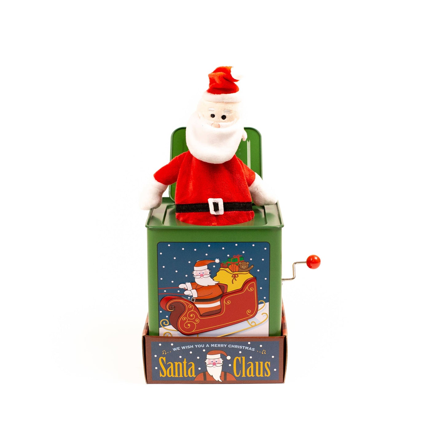 Jack Rabbit Creations - Santa Christmas Jack in the Box