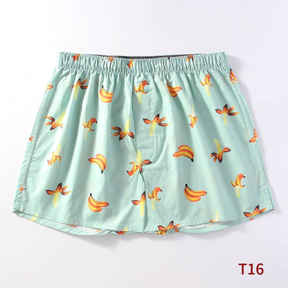 Rosa Clothing - Lobster & Pickles printed cotton casual boxer short