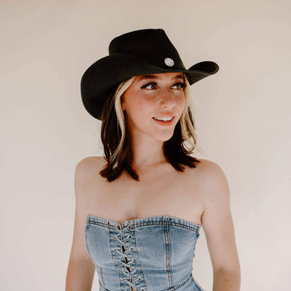 American Hat Makers - Midweight American Leather Western Hat - Style Western