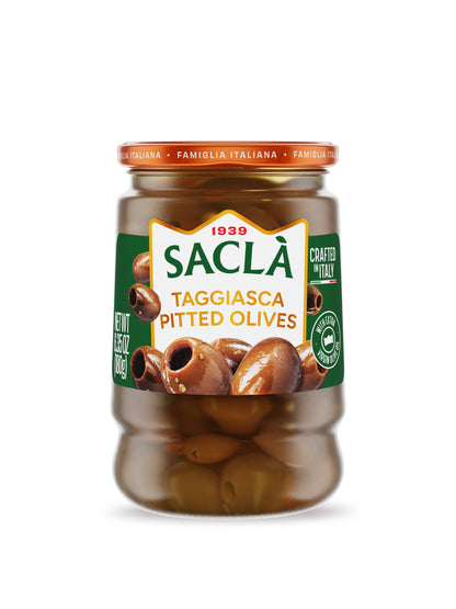 Sacla - Sacla Italy Pitted Taggiasca Olives in EVOO 6.35oz Imported