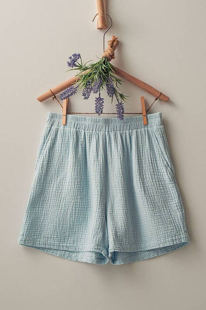 Urban Daizy - **BREATHELESS LOUNGE SHORTS: WHITE / S-2/M-2/L-2