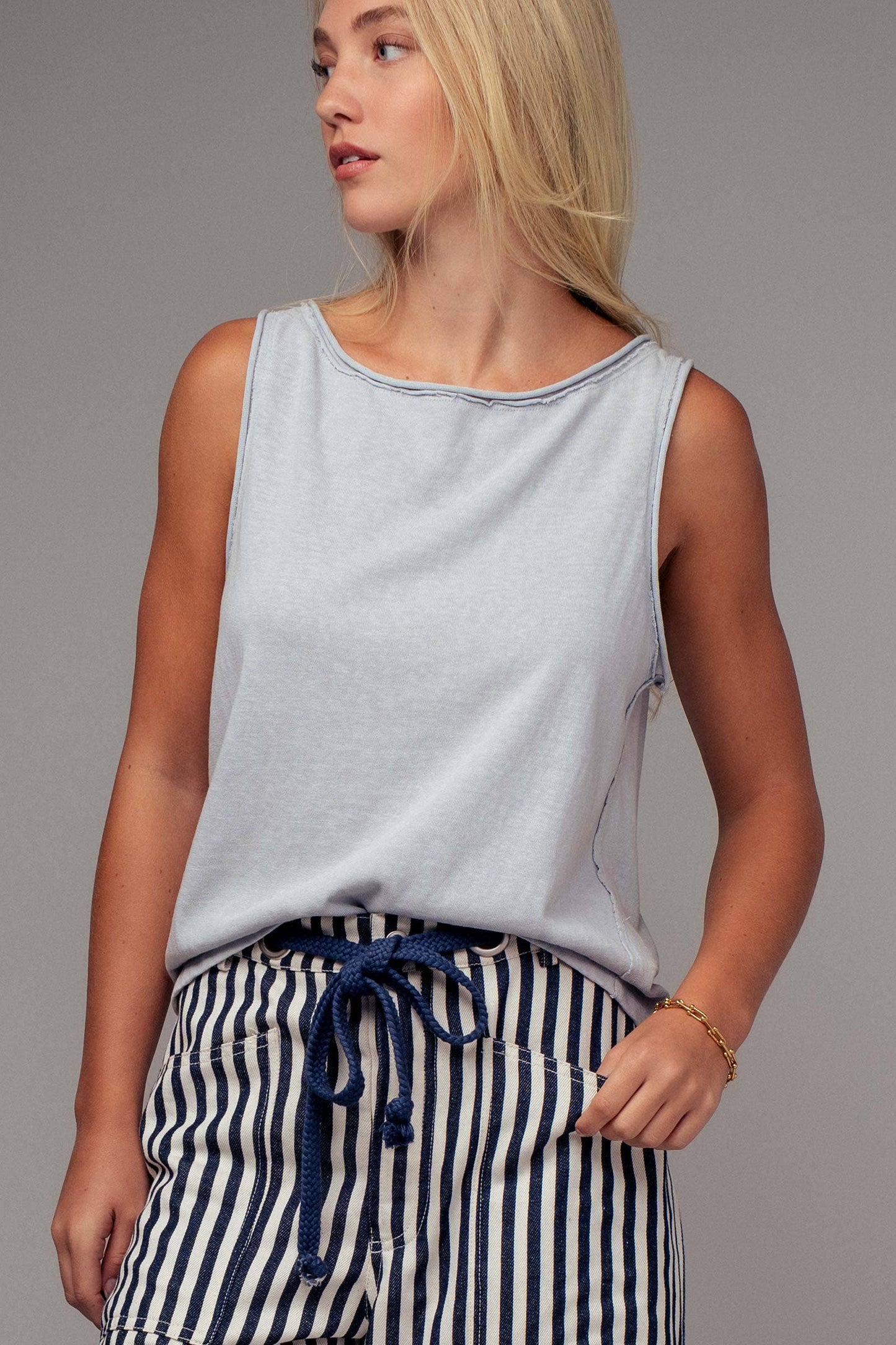 Urban Daizy - Coastal Cool Sleeveless Tank Top