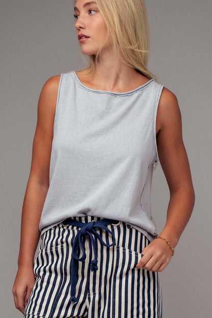 Urban Daizy - Coastal Cool Sleeveless Tank Top