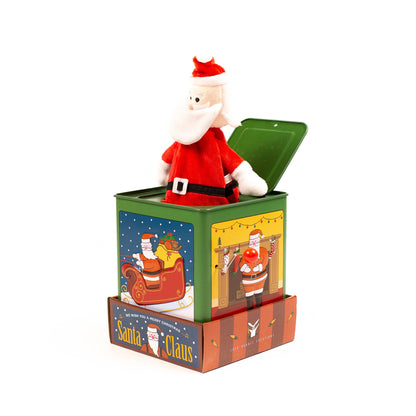 Jack Rabbit Creations - Santa Christmas Jack in the Box