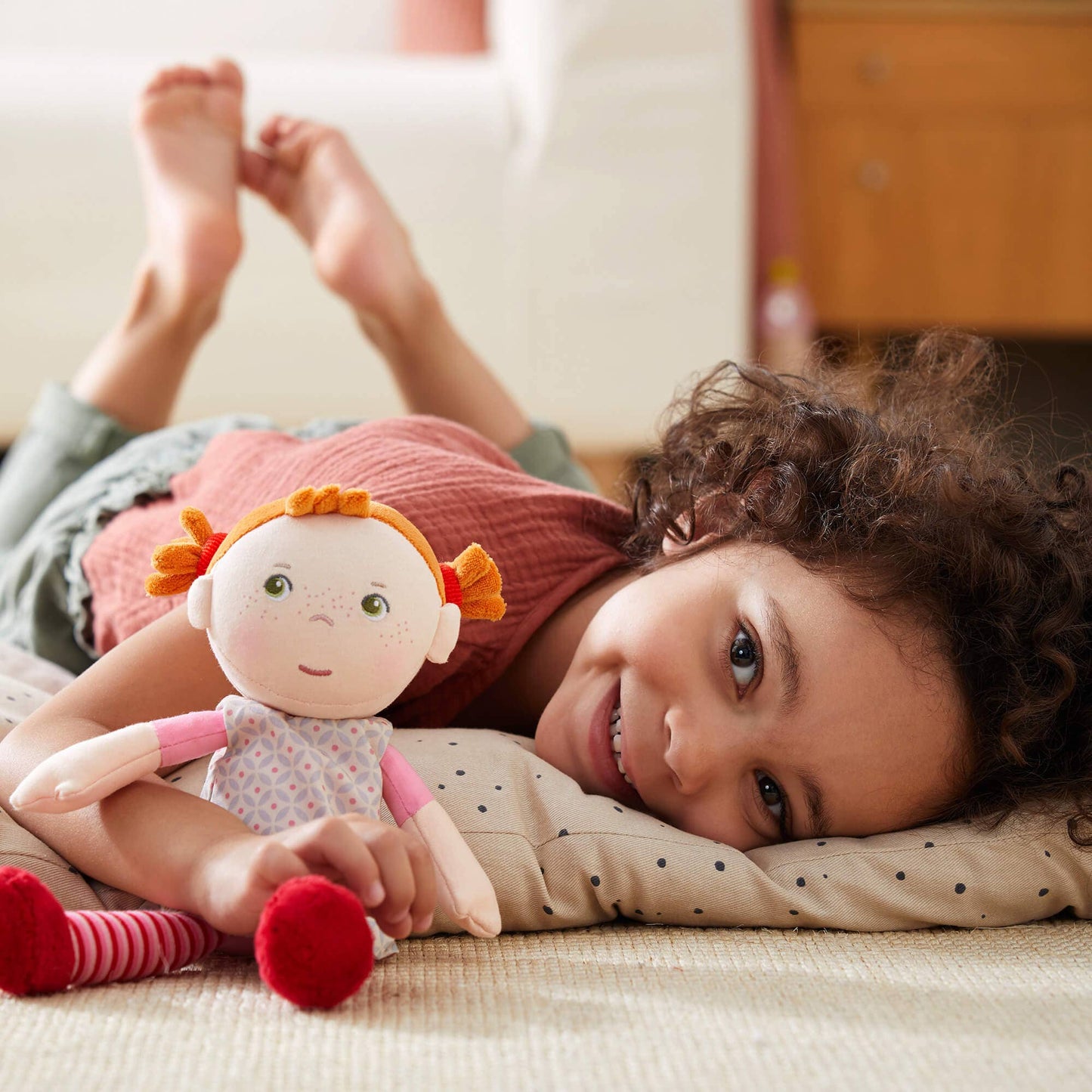 HABA USA - Snug Up Doll Roya – Soft Baby Doll for First Cuddles