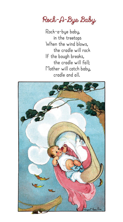 Laughing Elephant Books - Mother Goose -Children's Board Book - Vintage