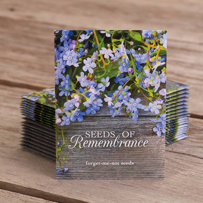 Bentley Seed Co. - Seeds of Remembrance Memorial - Forget Me Not Seed Packets