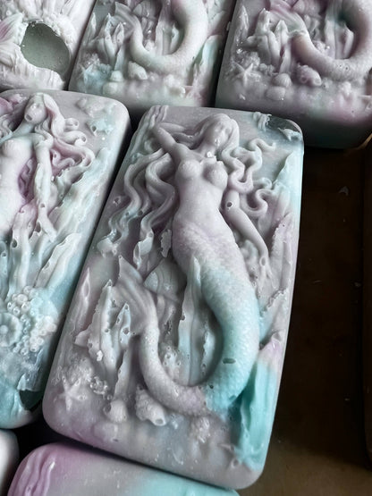 Fairyland Glade - Sea Spray & Beach Rose Mermaid Hidden Sea Glass Soap