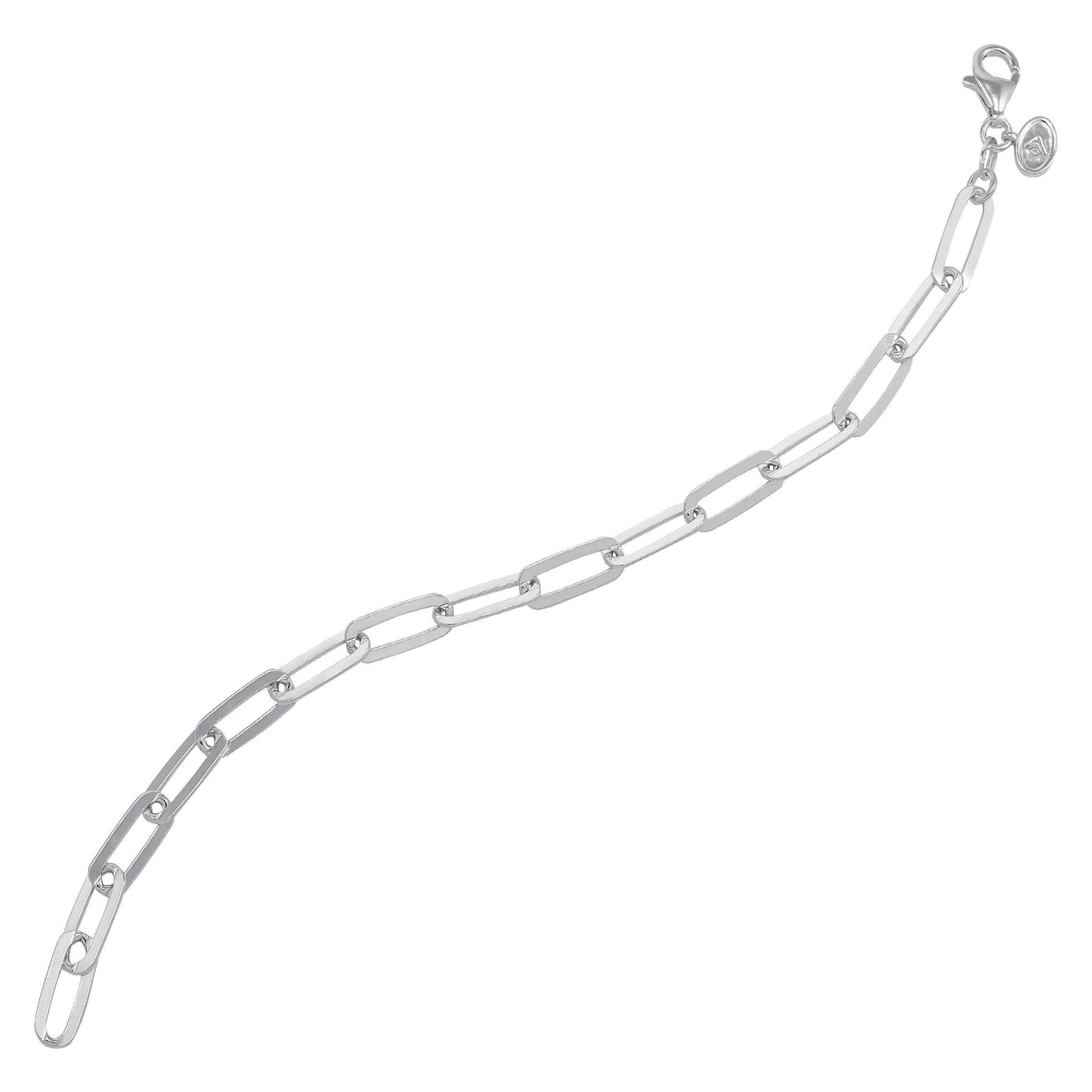 Silpada - Silpada Falling Paperclips Bracelet, Sterling Silver: 7 1/4