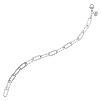 Silpada - Silpada Falling Paperclips Bracelet, Sterling Silver: 7 1/4