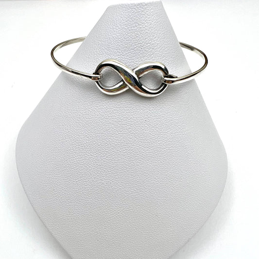 Jackie Gallagher Designs - Handmade Coastal Jewelry - Sterling silver Infinity Bangle