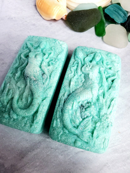 Fairyland Glade - Sea Salt and Sea Glass Sea Glass Salt Soap