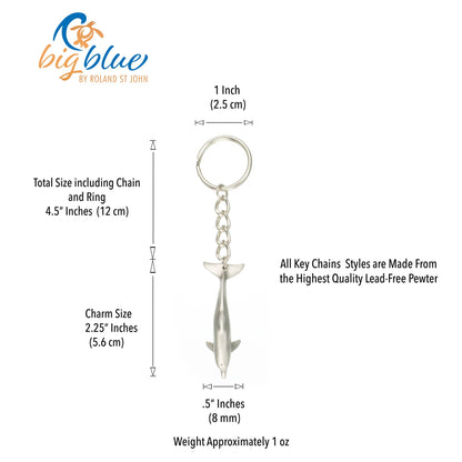 Big Blue by Roland St John - Dolphin Keychain for Women and Men- Dolphin Gifts for Women