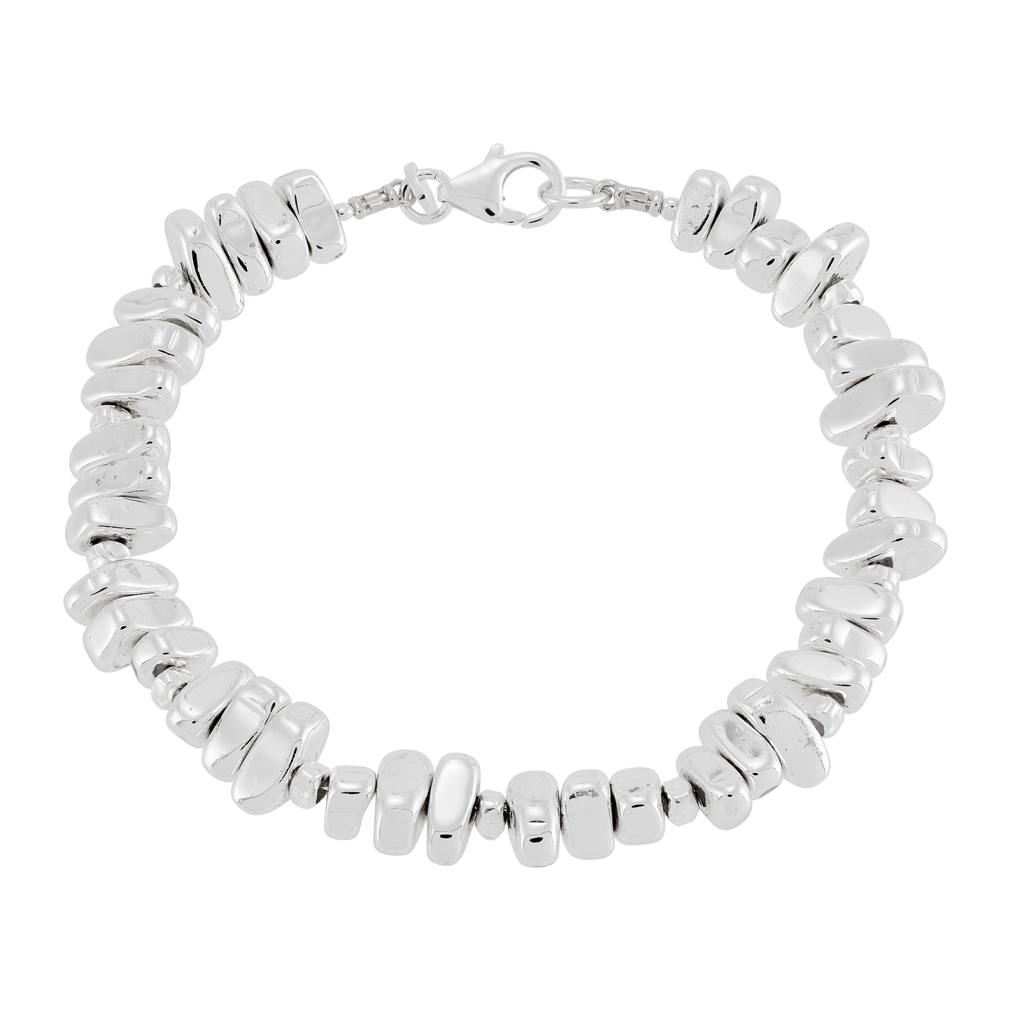 Silpada - Silpada 'Collected Beauty'  Silver Hematite Bracelet. 7.5"
