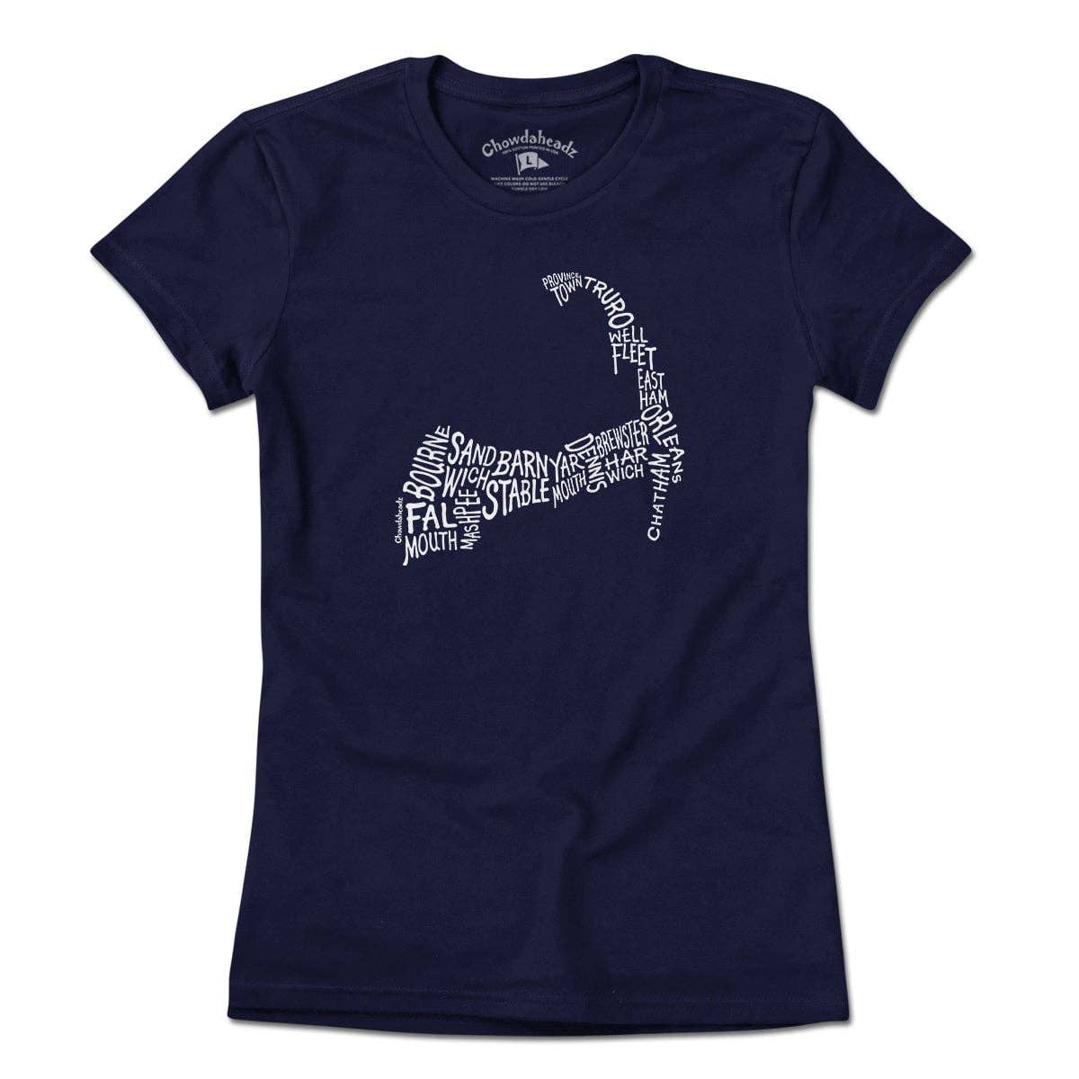 Chowdaheadz - Cape Cod Cities & Towns T-Shirt