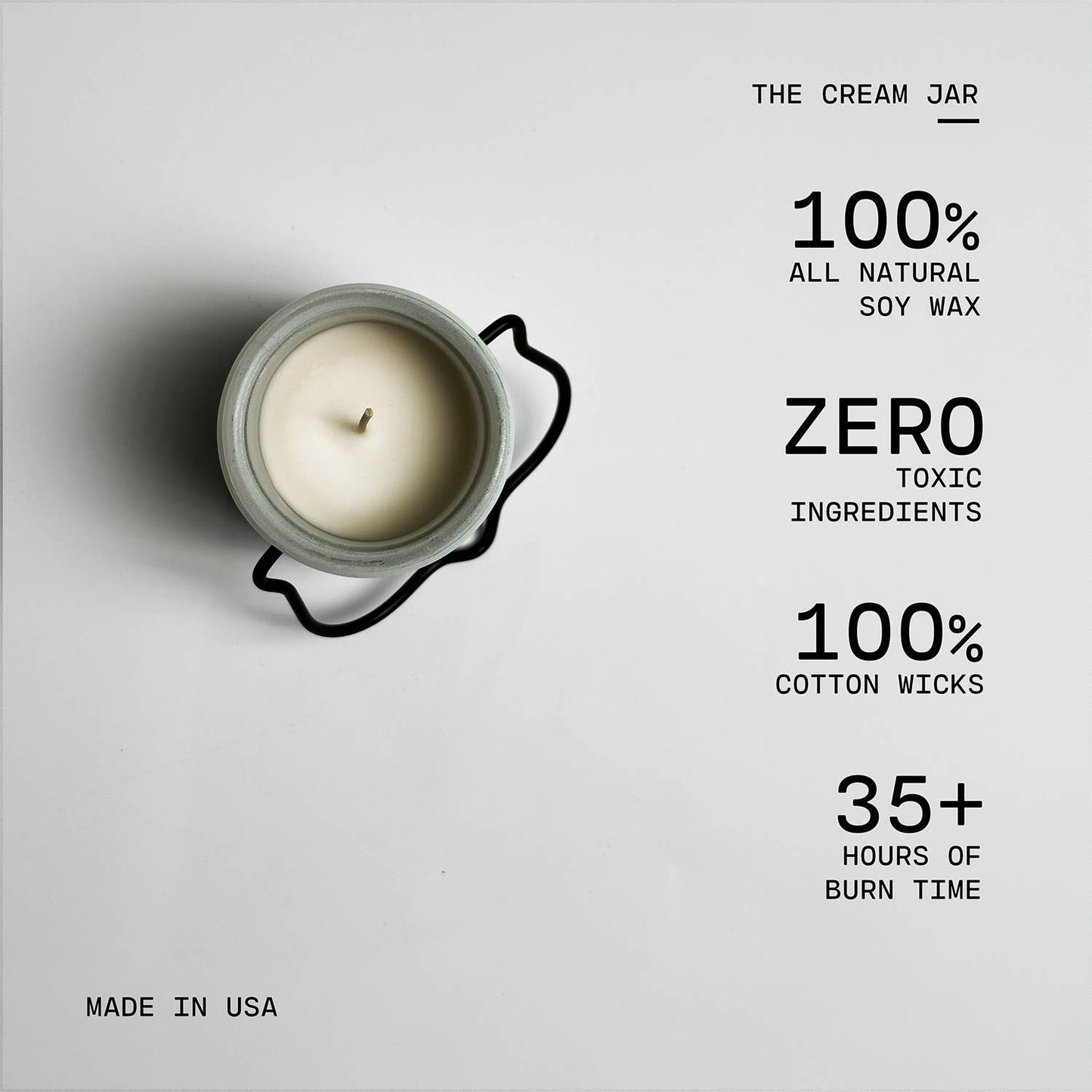 Milkhouse Candle Company - 5 oz Cream Jar Candle: Cotton Blossom