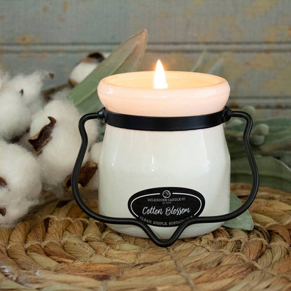 Milkhouse Candle Company - 5 oz Cream Jar Candle: Cotton Blossom