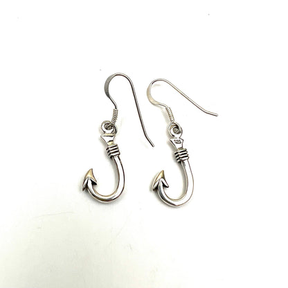 Jackie Gallagher Designs - Handmade Coastal Jewelry - Fish Hook Earrings