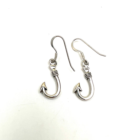 Jackie Gallagher Designs - Handmade Coastal Jewelry - Fish Hook Earrings