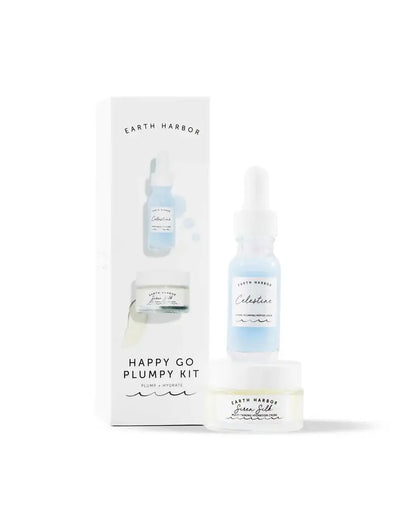 Earth Harbor Naturals - HAPPY GO PLUMPY Gift Set: Hydrate Cream + Plumping Serum